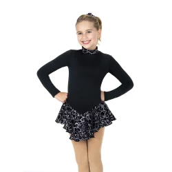 696 Fancy Fleece Dress - Black