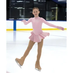 697 Crystal Fleece Dress - Pink