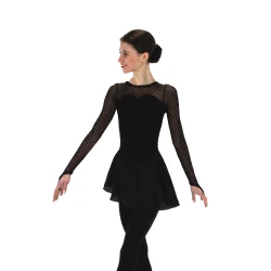 93 Overmesh Dress - Black